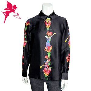 ROI DU LAC Roma Silk Trumpet Player Shirt